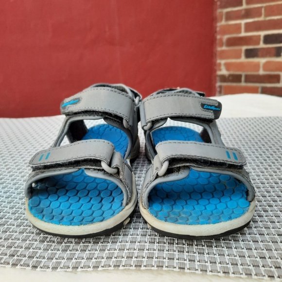 Eddie Bauer Water Sport Sandals Blue Toddler Travel Hiking Washable Lightweight - Picture 8 of 12